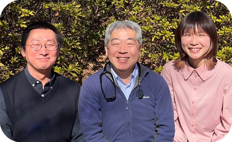 院長、看護師、相談員の写真